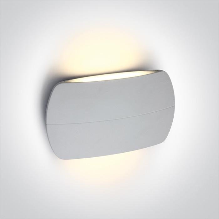 WHITE LED WALL LIGHT 2x6W WW IP54 230v.