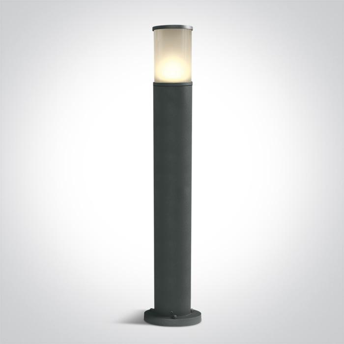 ANTHRACITE POLE 75cm E27 20w.