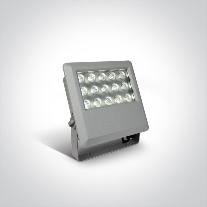 GREY LED 15x1w DL IP65.