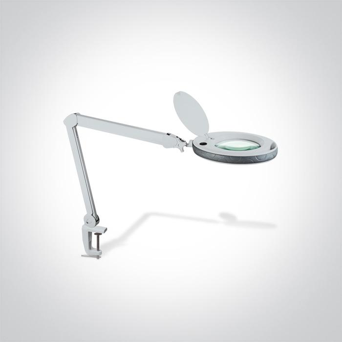 WHITE LED 8W DL 230V MAGNIFYING LENS.