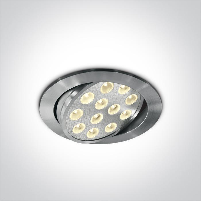 ALUMINIUM LED WW 12w 15d 350mA.