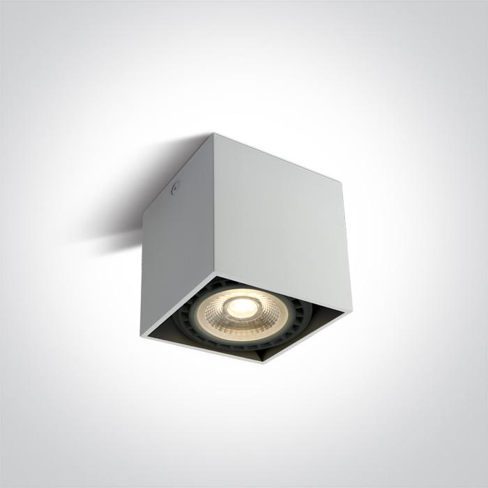 WHITE GU10 R111 15W SQUARE 100-240V.