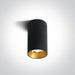 BLACK LED CYLINDER 15W WW 36deg 230V DARK LIGHT.