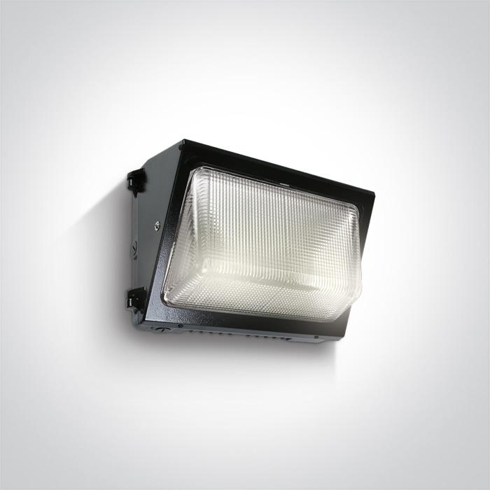 WALL LIGHT COB LED 60W CW IP65 100-240V BLACK.