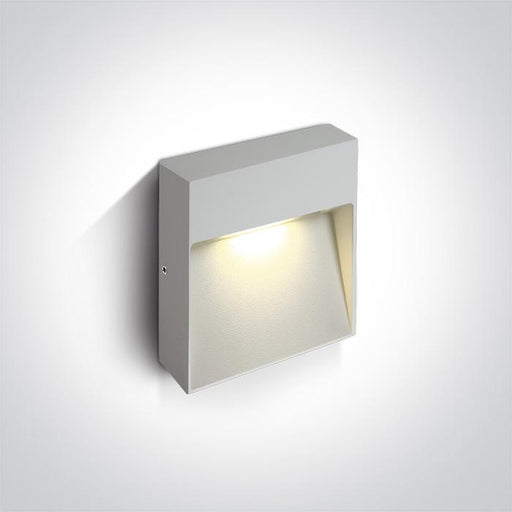 WHITE LED WALL LIGHT 9W WW IP54 230V.