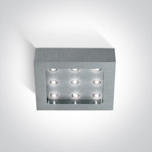 ALUMINIUM 9xLED DAYLIGHT 230v.