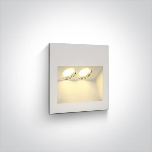 WHITE IP65 LED 2x1w WW 100-240V.