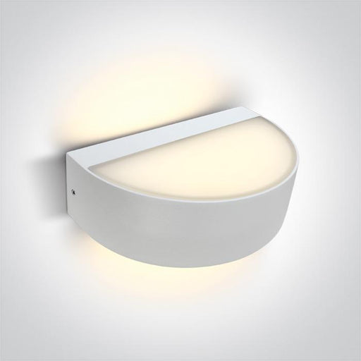 WHITE LED WALL LIGHT 9W WW IP54 230V.