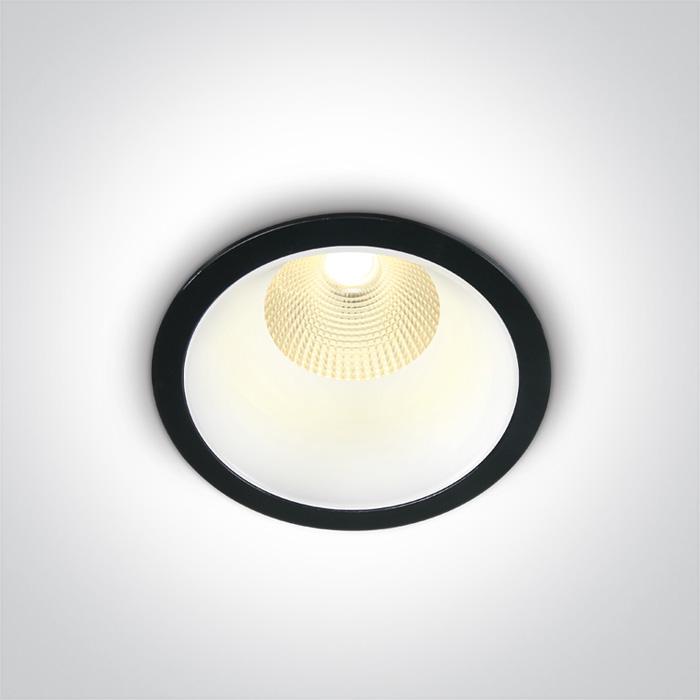 BLACK COB LED 12w WW 700mA 40deg DARK LIGHT WITHOUT REFLECTOR.