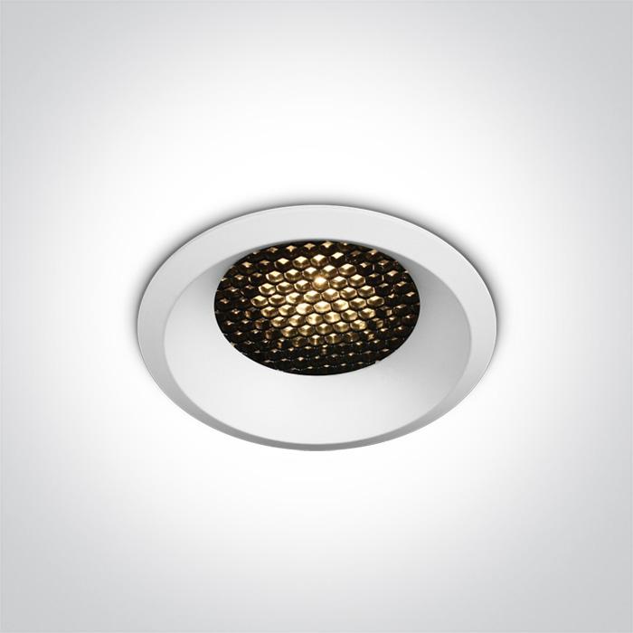 WHITE LED 6W WW IP20 36deg 350mA DARK LIGHT HONEYCOMB.