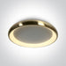 BRUSHED GOLD PLAFO LED 50W WW IP20 230V.