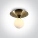 BRUSHED BRASS CEILING LIGHT 9w G9 100-240v.