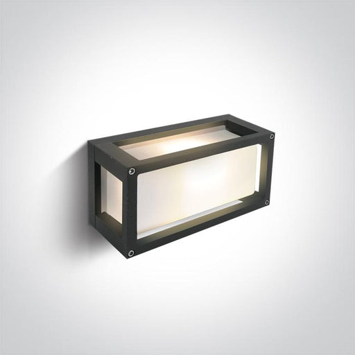 ANTHRACITE LED 7W WALL LIGHT WW IP54 230V.