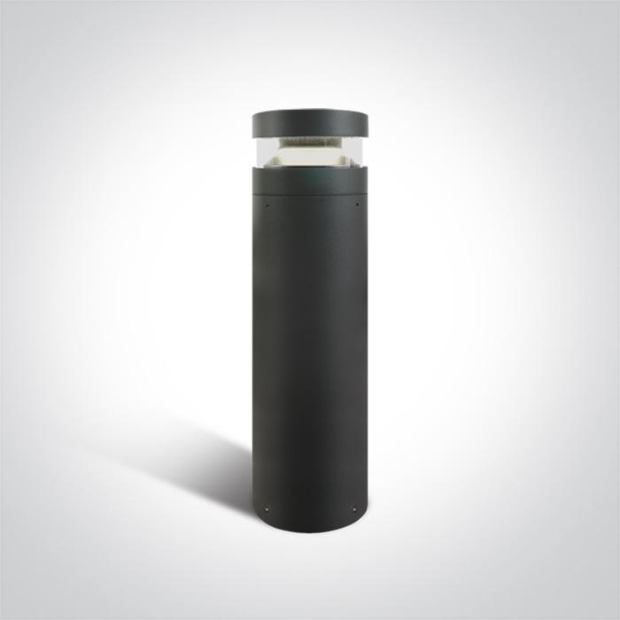 ANTHRACITE LED BOLLARD 60cm 20W CW IP65 230V.