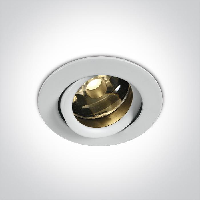 WHITE COB LED 2W WW 700mA 3deg IP20 ADJUSTABLE.