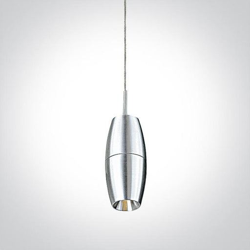 ALUMINIUM PENDANT 3w LED WW.