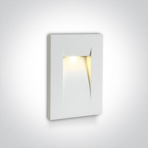 WHITE WALL RECESSED LED 3,6W WW IP65 100-240V.