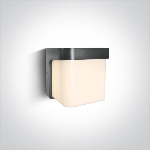 ANTHRACITE WALL LED 12W WW IP54 230V.
