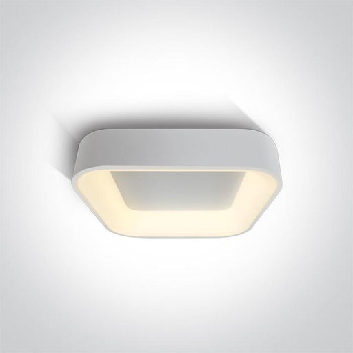 WHITE SQUARE PLAFO LED 38W WW IP20 230V.