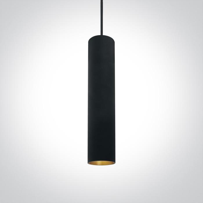 BLACK PENDANT GU10 10W DARK LIGHT.