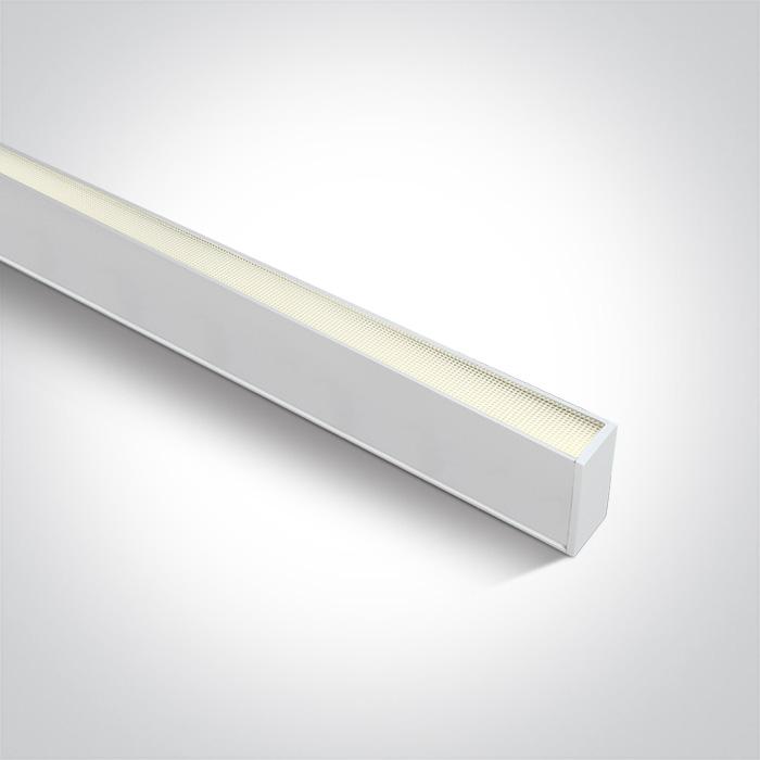 WHITE DIFFUSER UGR19 LED 50W CW 1500mm LINEAR 230V.