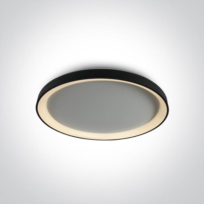 BLACK PLAFO LED 48W WW IP20 230V.