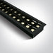 BLACK RECESSED 96pcs SPOTS UGR17 LED 40W WW 1300mm 34d LINEAR 230V DARK LIGHT.