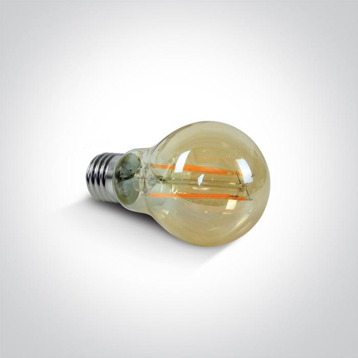 RETRO LED 6,5W AMBER E27 230V DIMMABLE.