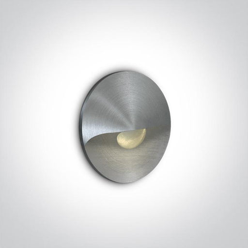 ALUMINIUM RECESSED 1W WW IP20 350mA DARK LIGHT.