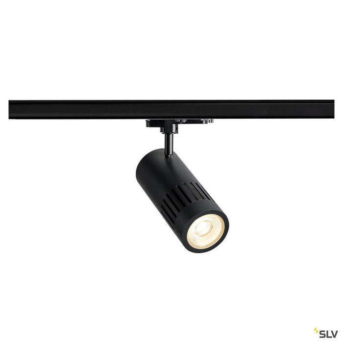 3~ STRUCTEC DALI 3-circuit system luminaire black 4000K 36° incl. 3-circuit adapter