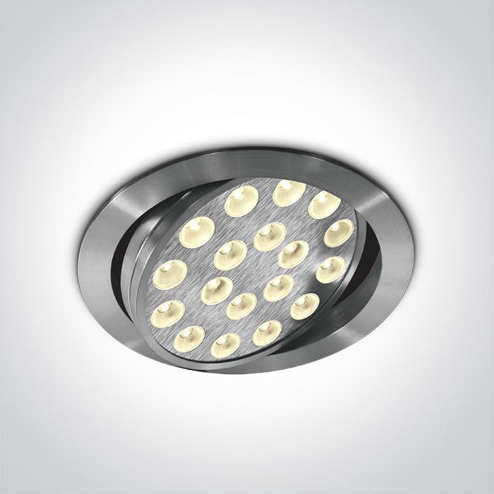 ALUMINIUM LED WW 18w 35d 350mA.