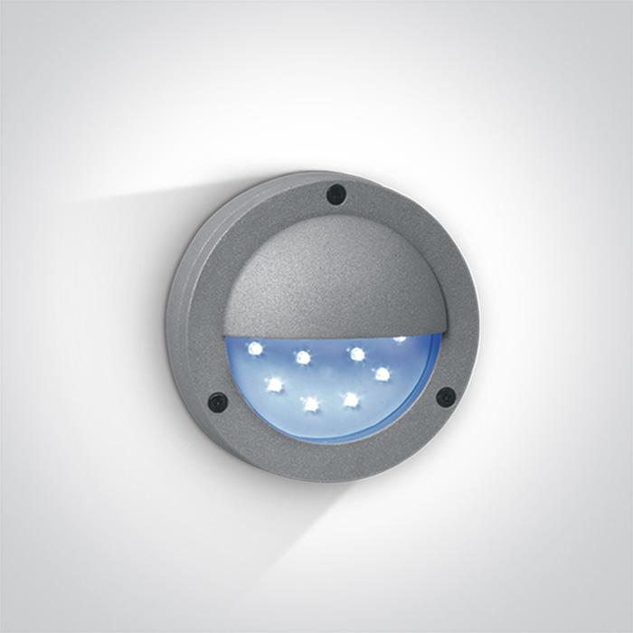 GREY LED BLUE IP54.