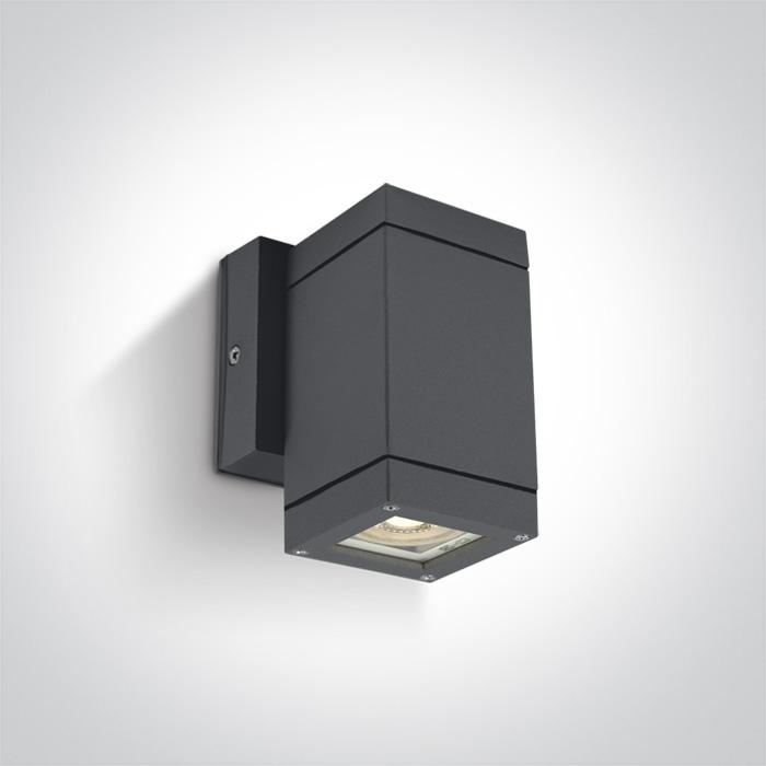 ANTHRACITE WALL GU10 10w IP54.