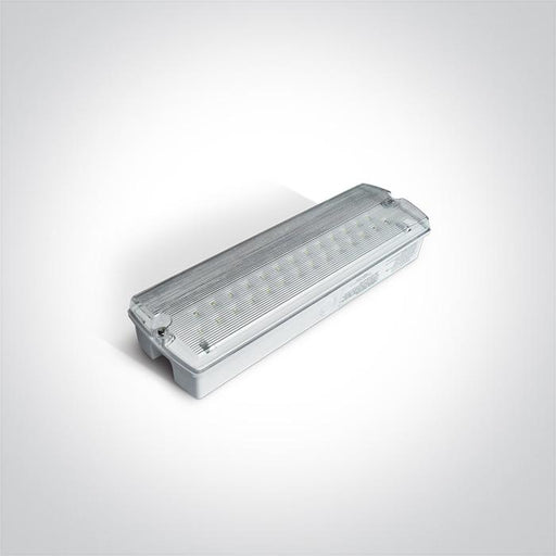 WHITE LED 7w EMERGENCY M3hrs IP65 230v.