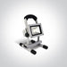 GREY LED 10w CW IP65 RECHARGEABLE 100-240v.