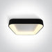 BLACK SQUARE PLAFO LED 50W WW IP20 230V.