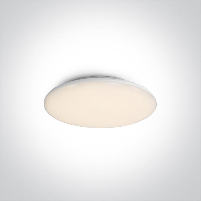 WHITE PLAFO LED 12W WW IP40 100-240V.