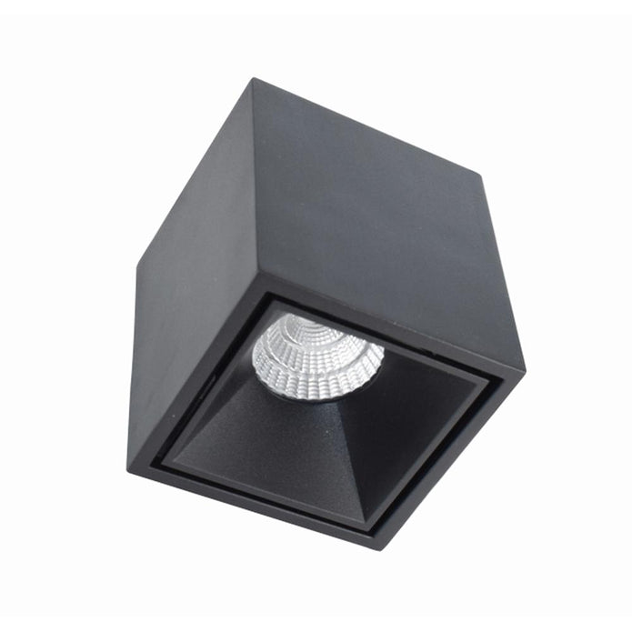 Nuvola Square, Black, 900lm, Surface mounted Fixture