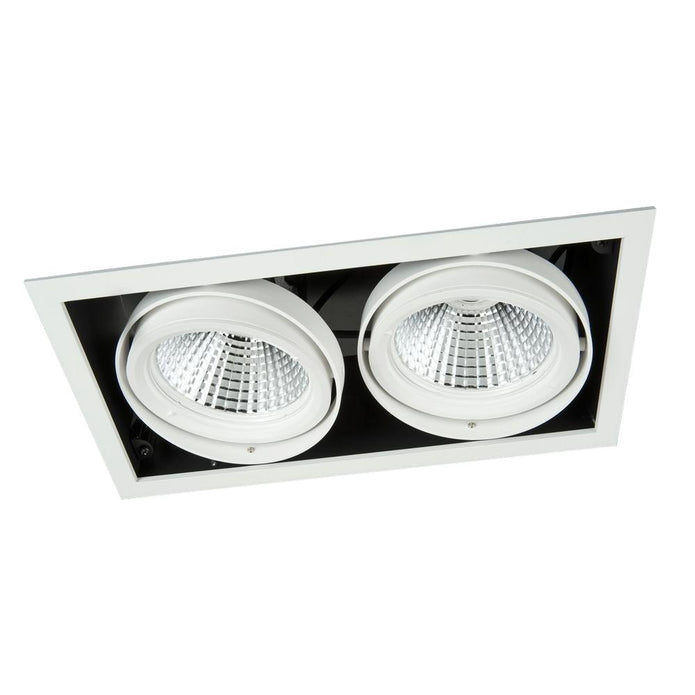 Moon 2 Retail 24°, White, 2500k Food Warm White, 2x2000lm, CRI>90, Recessed Fixture-Triac Dimmable