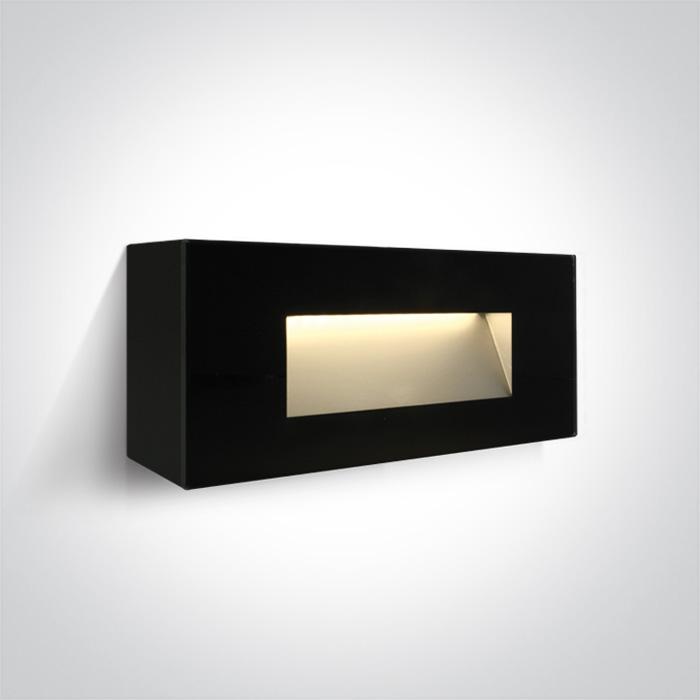 BLACK IP65 LED 5W WW 230V.