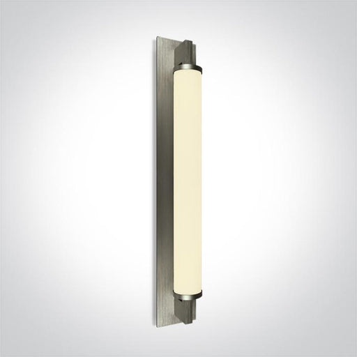 BRUSHED CHROME LED CW 18W IP44 230V.