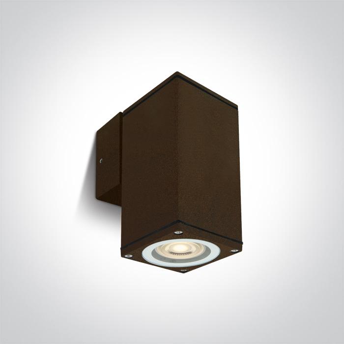 RUST BROWN WALL GU10 10w IP54 100-240V