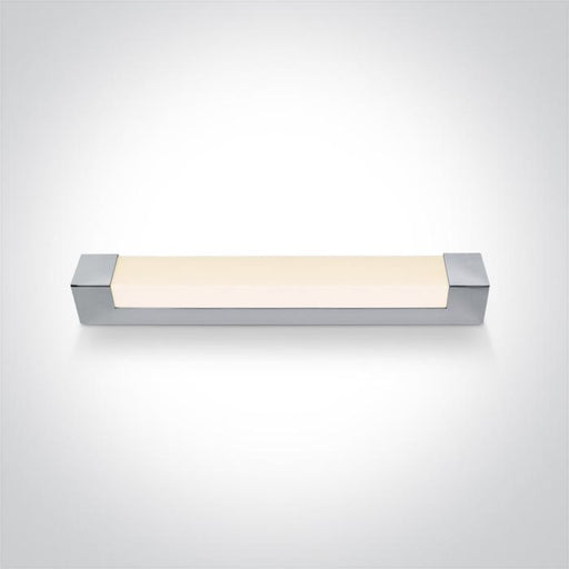 CHROME T8 LED TUBE 600mm IP44.