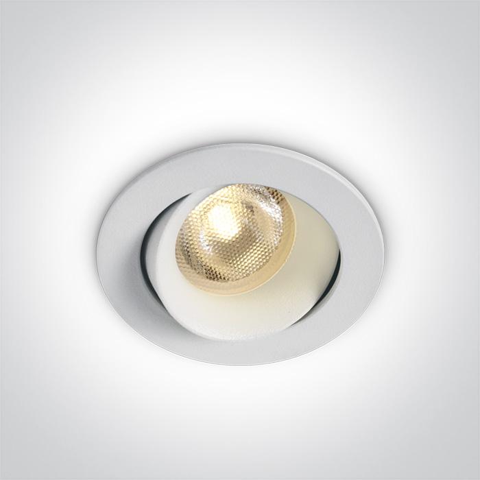 WHITE LED 3W WW 36deg IP44 350mA ADJUSTABLE.