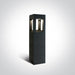 ANTHRACITE LED BOLLARD 60cm 22W CW IP65 230V.