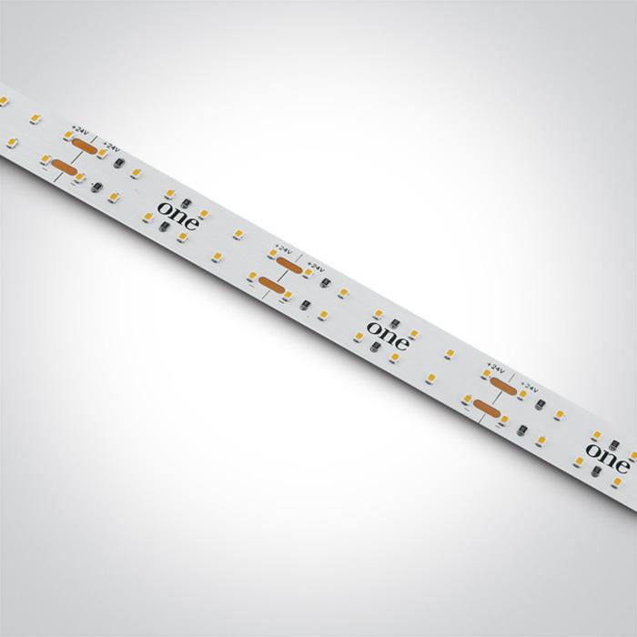 DOUBLE LED STRIP 24vDC CW 5m ROLL 19,2w/m IP20.