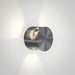 ALUMINIUM WALL/CEIL 3x3W LED WW IP54.