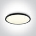 BLACK LED PLAFO 60W CW IP20 230V.