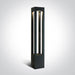 ANTHRACITE LED BOLLARD 90cm 22W WW IP65 230V.