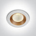 WHITE/BRASS LED 3W WW 350mA DARK LIGHT.